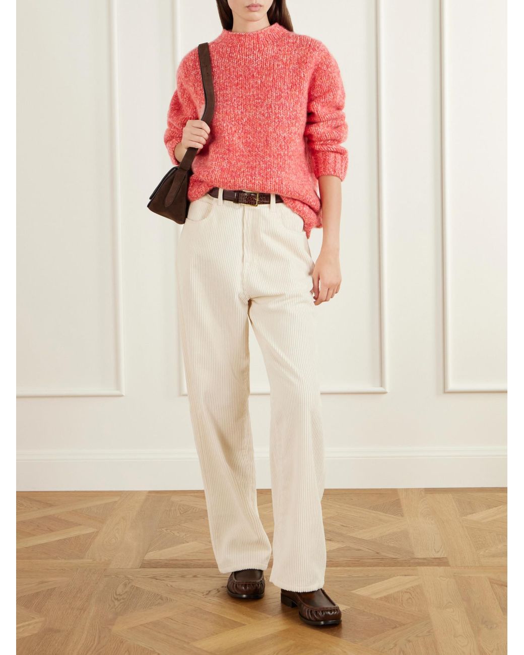 arch4 Pink Cashmere Turtleneck Sweater