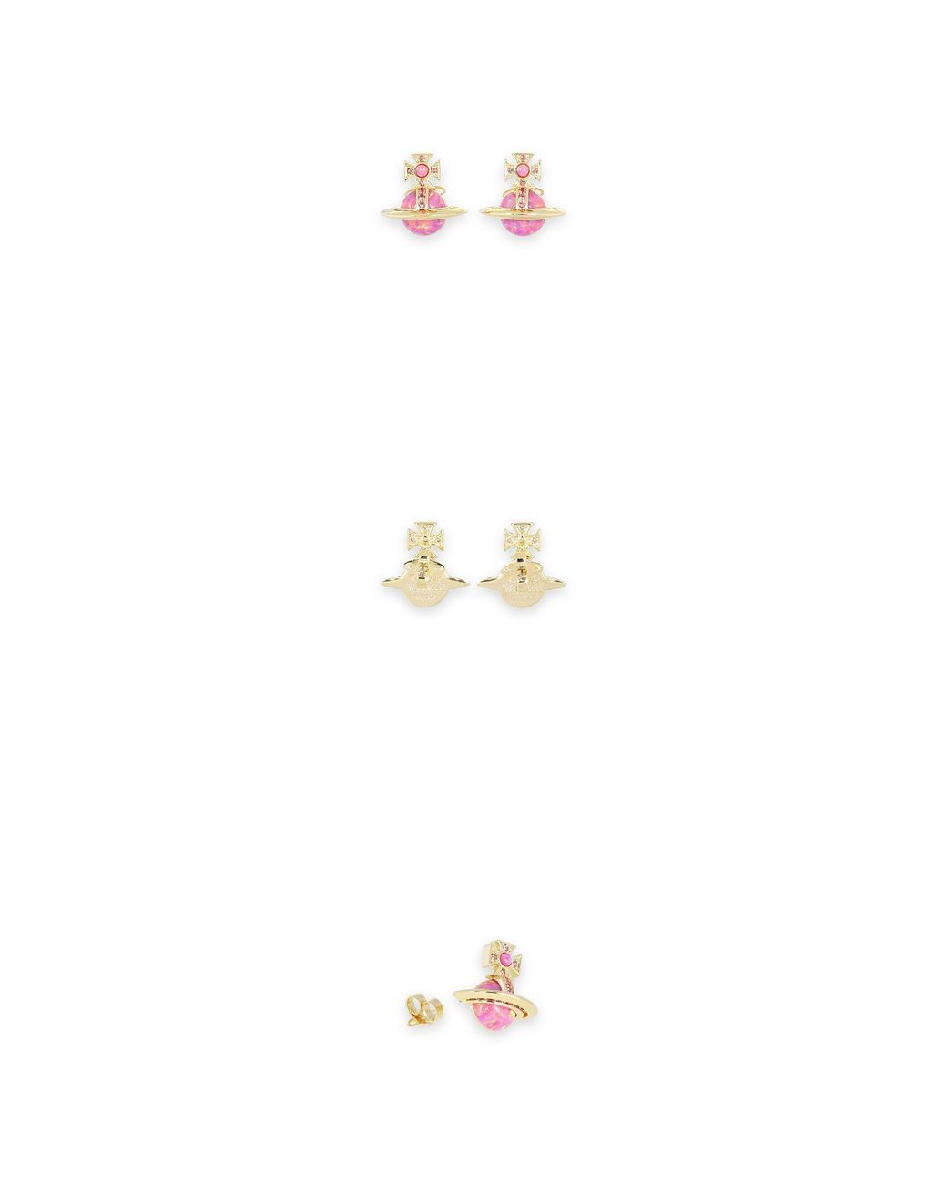 Vivienne Westwood Pink Franca Earrings