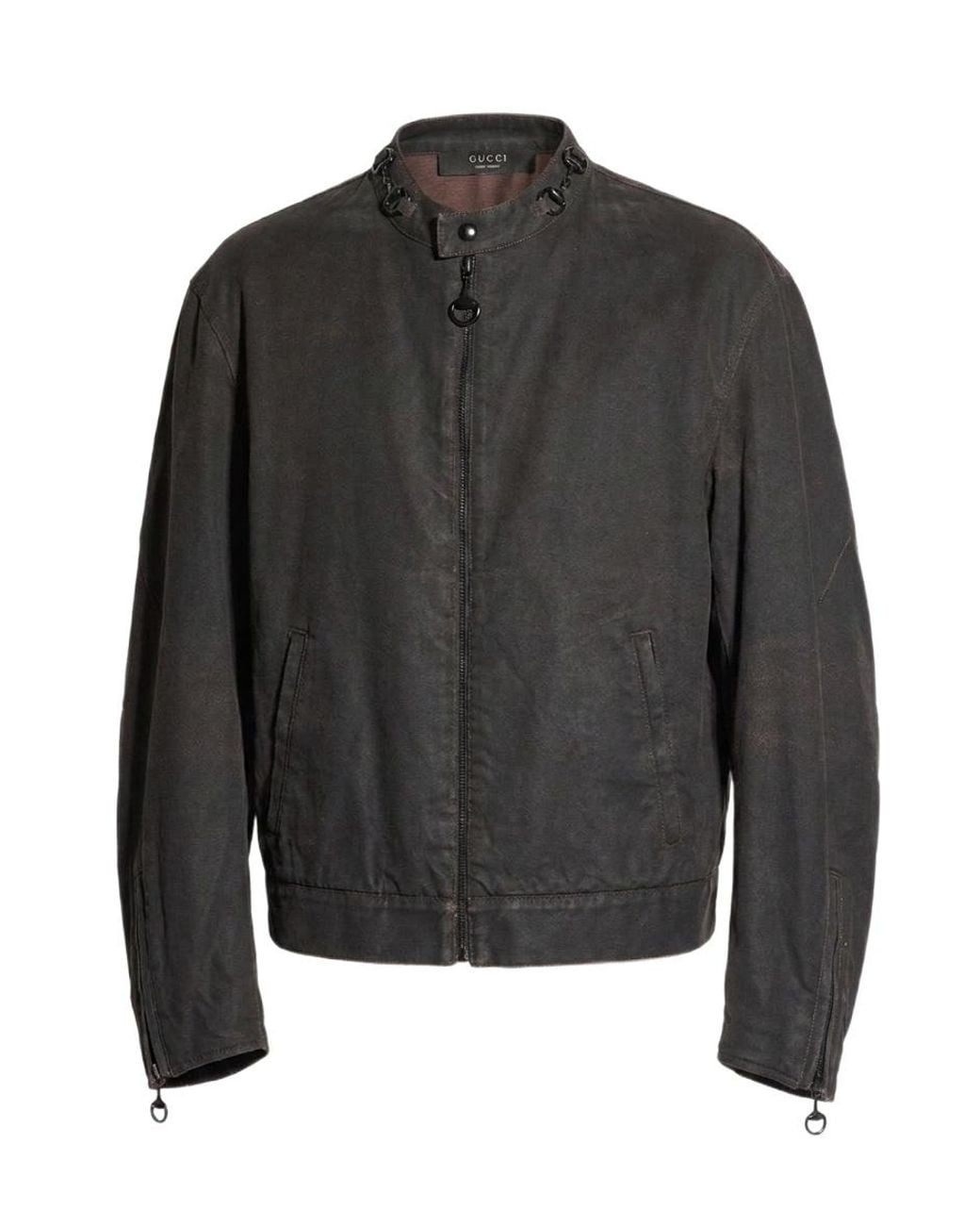 Gucci Gray Horsebit Denim Jacket for men