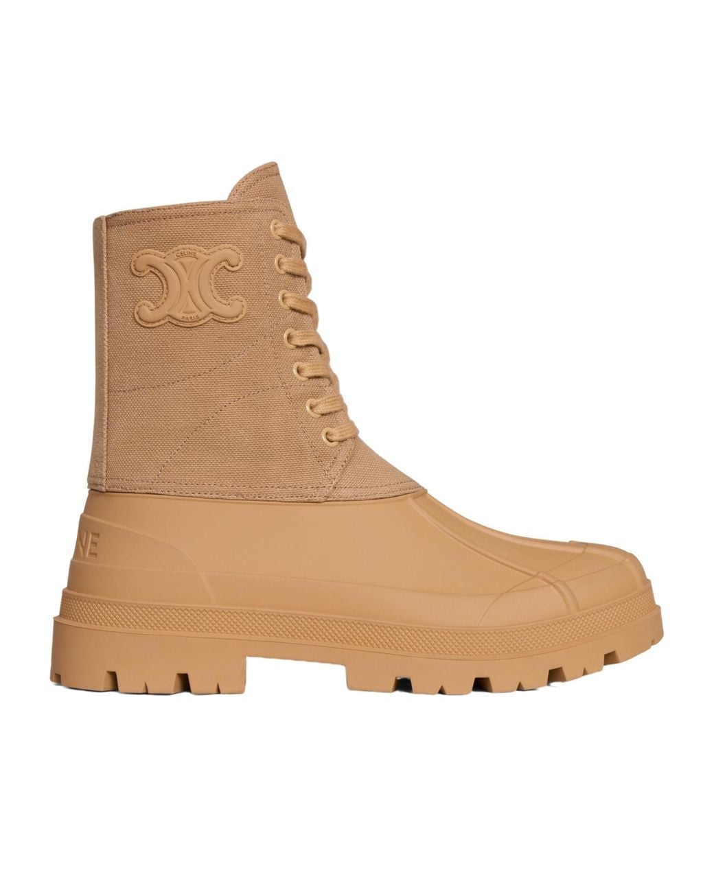 Céline Natural Riley Lace-Up Boot