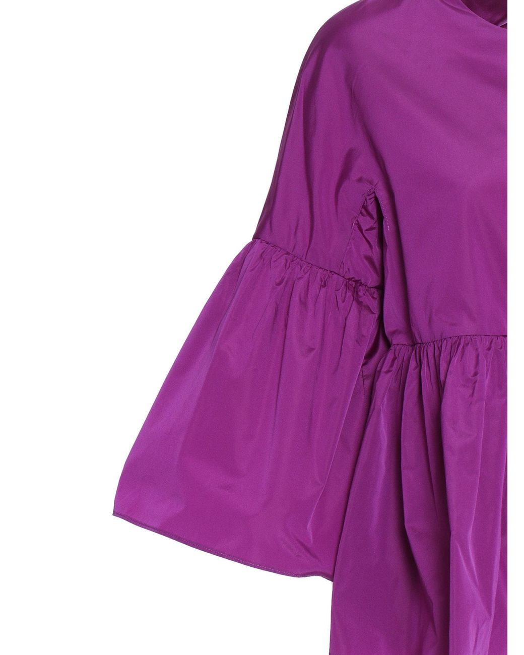 Max Mara Purple Haute Couture Taffeta Shirt