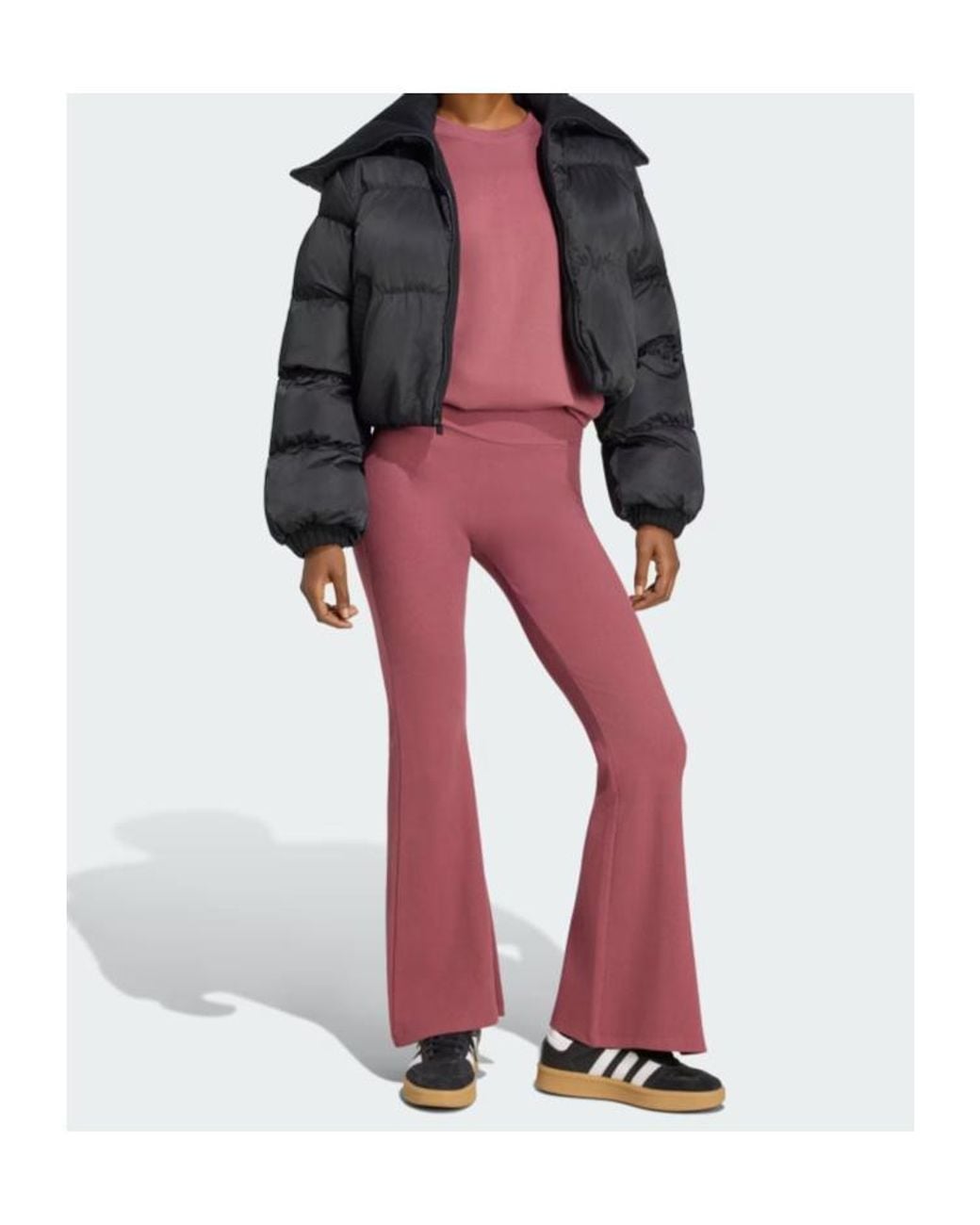Adidas Originals Black Knitted Puffer Jacket