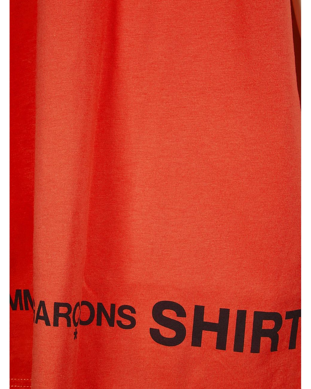 Comme des Garçons Red Comme Des Garçons Shirt Reverse Logo Crew Neck T-Shirt for men