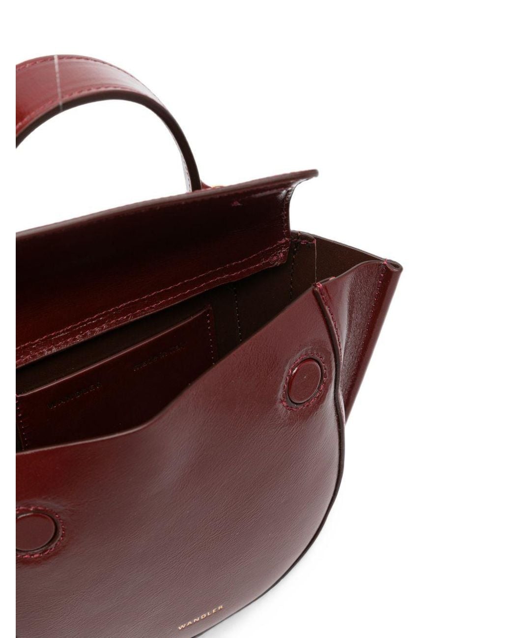 Wandler Red Flap Shoulder Bag