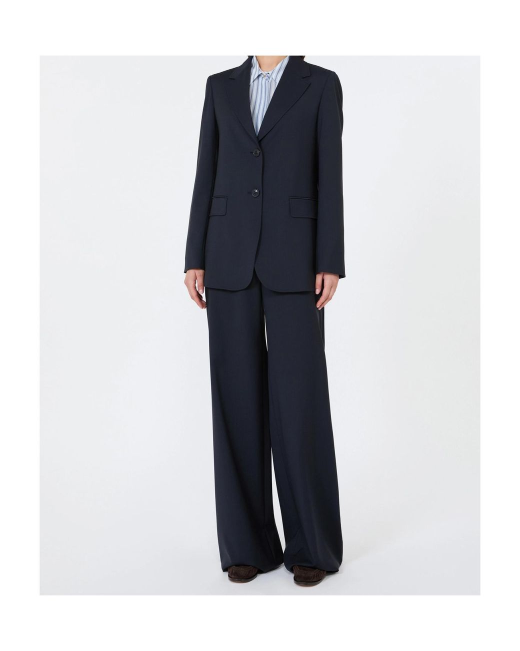 Max Mara Black Studio Mstassenzi Single-Breasted Jacket