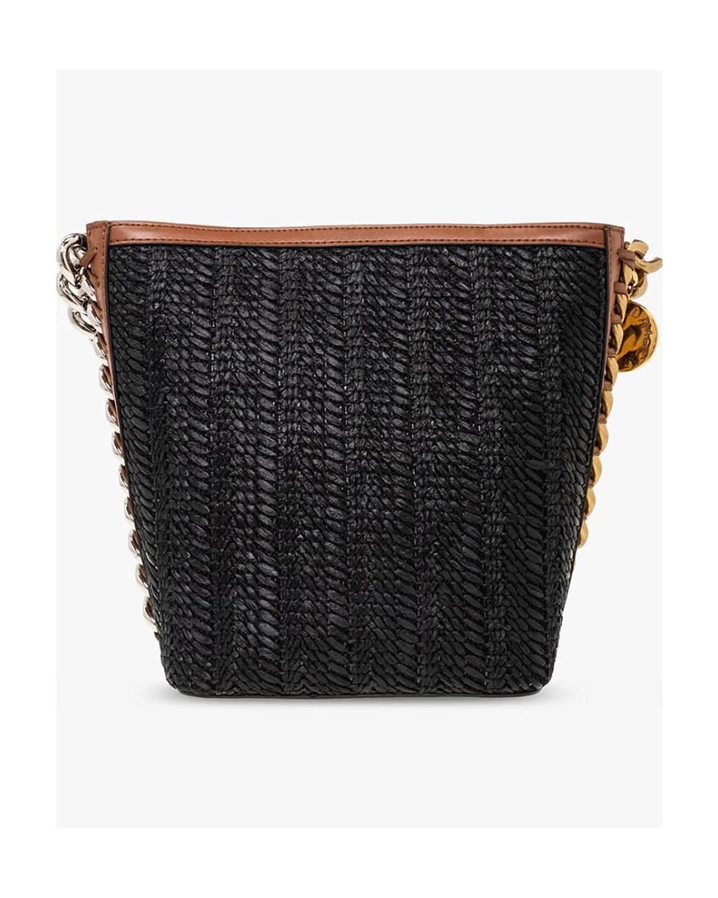 Stella McCartney Black Frayme Bucket Bag