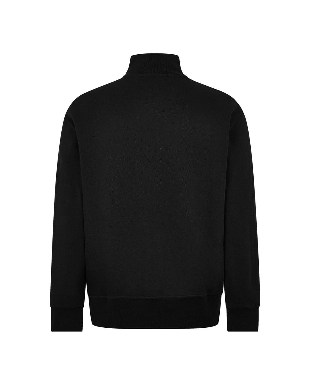 Polo Ralph Lauren Black Stand-Collar Long-Sleeved Coat for men