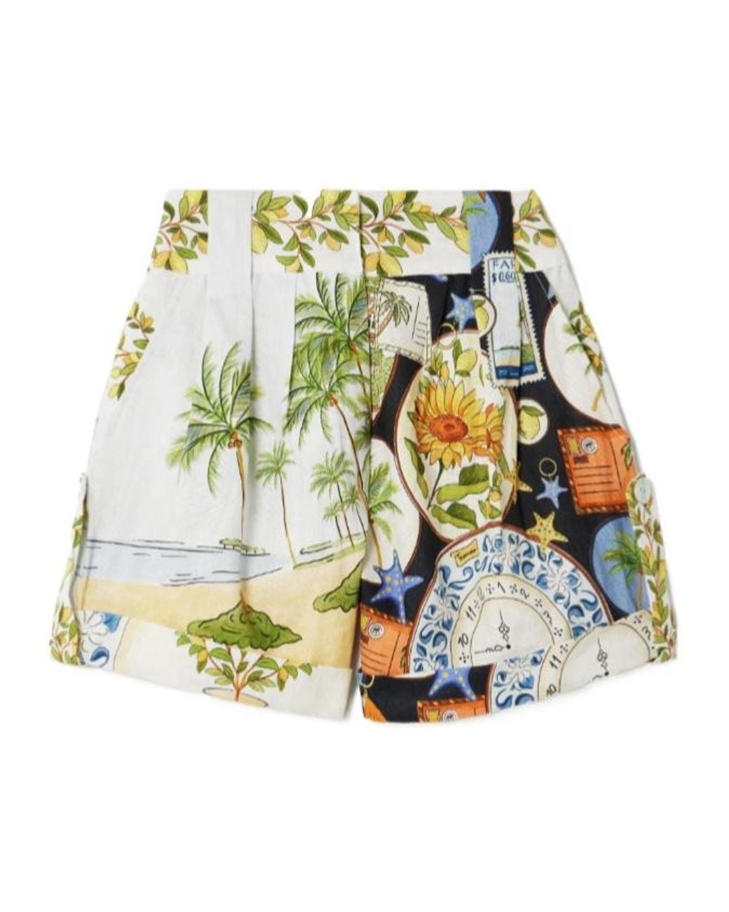 Farm Rio Multicolor Patterned Shorts