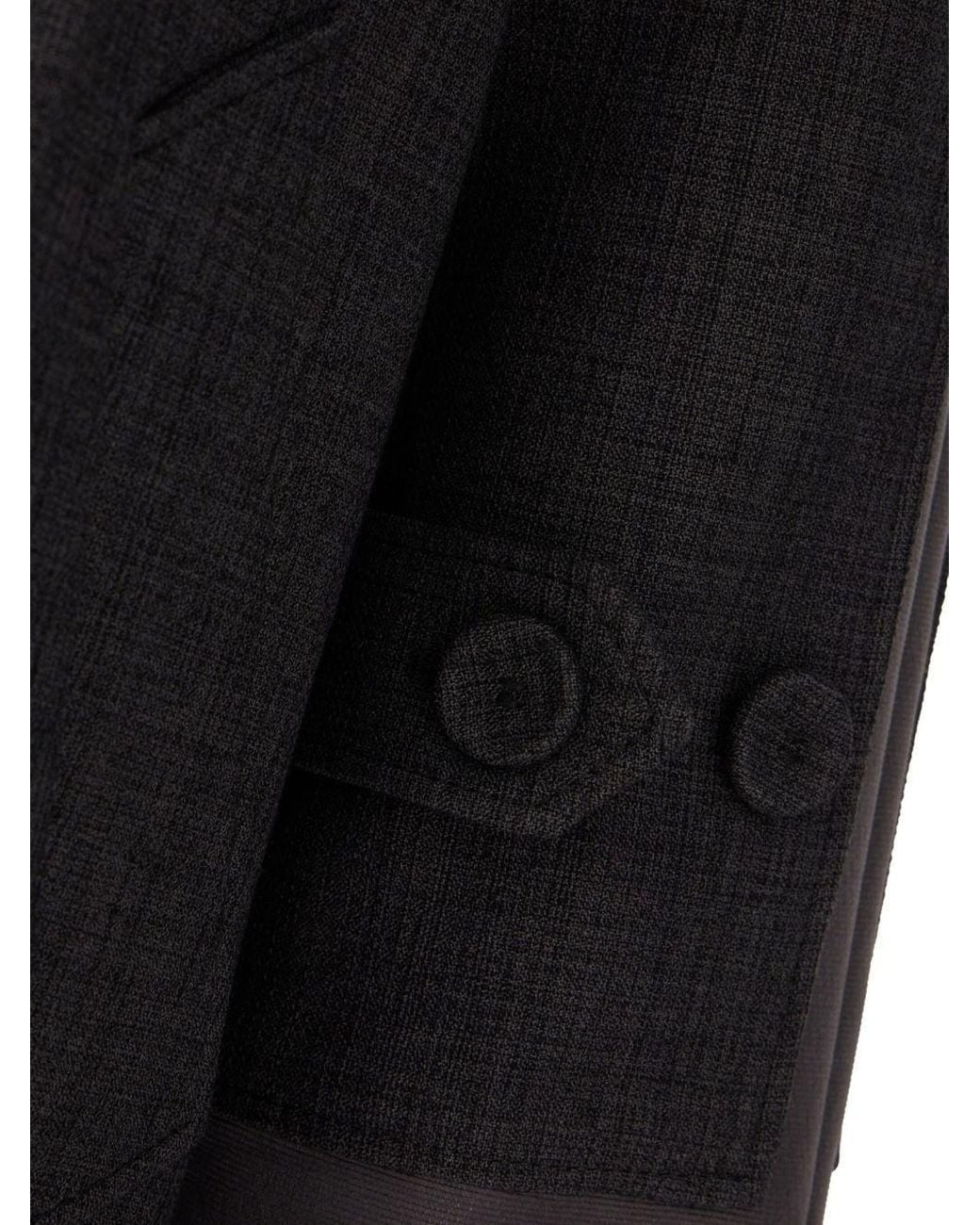 Fendi Blue Double Layer Overcoat