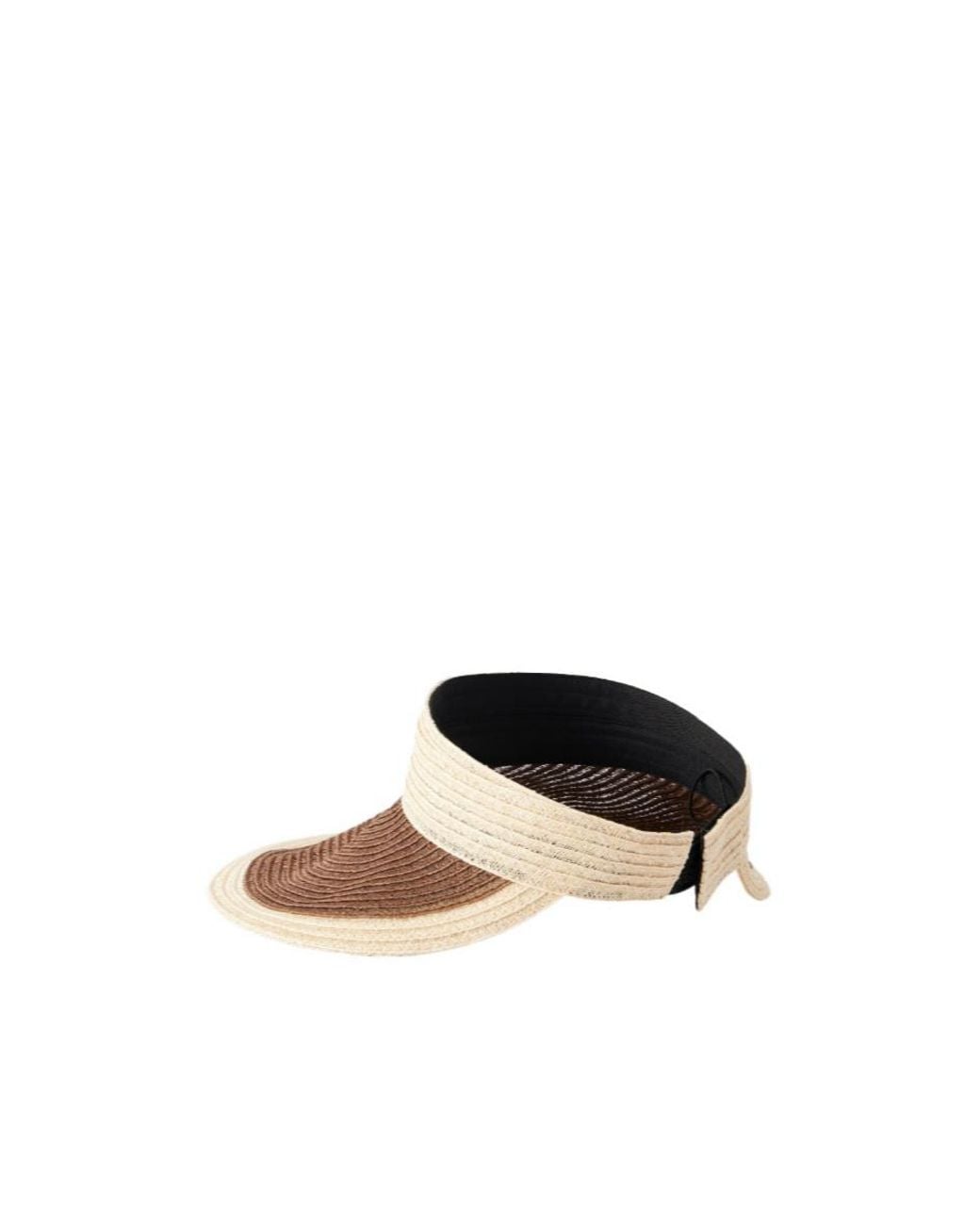 Eugenia Kim Brown Hemp Knitted Visor