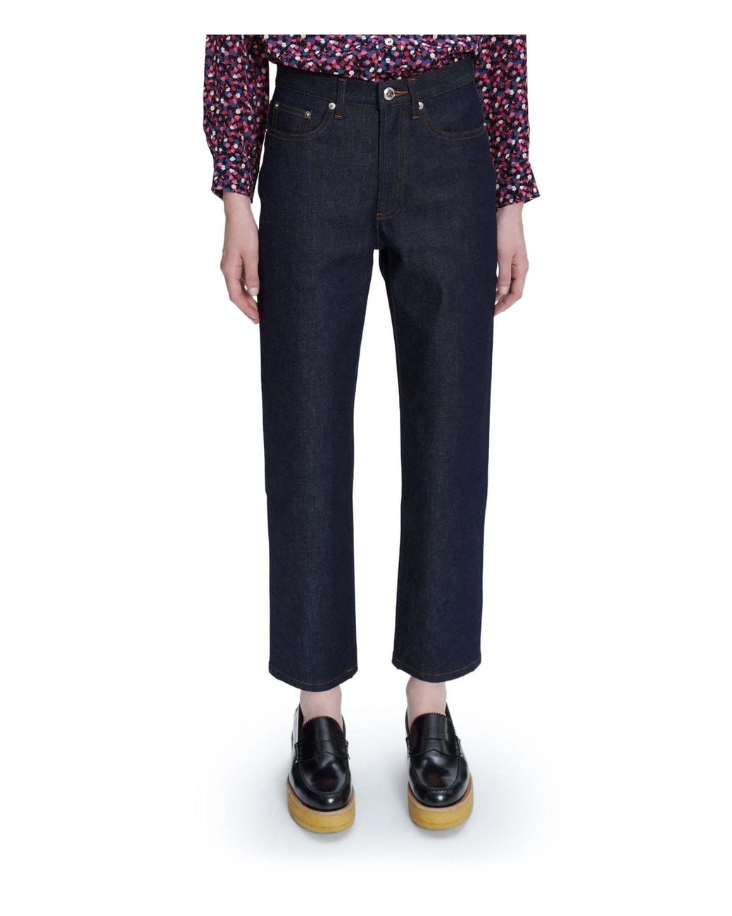 A.P.C. Blue Martin Straight-Leg Jeans