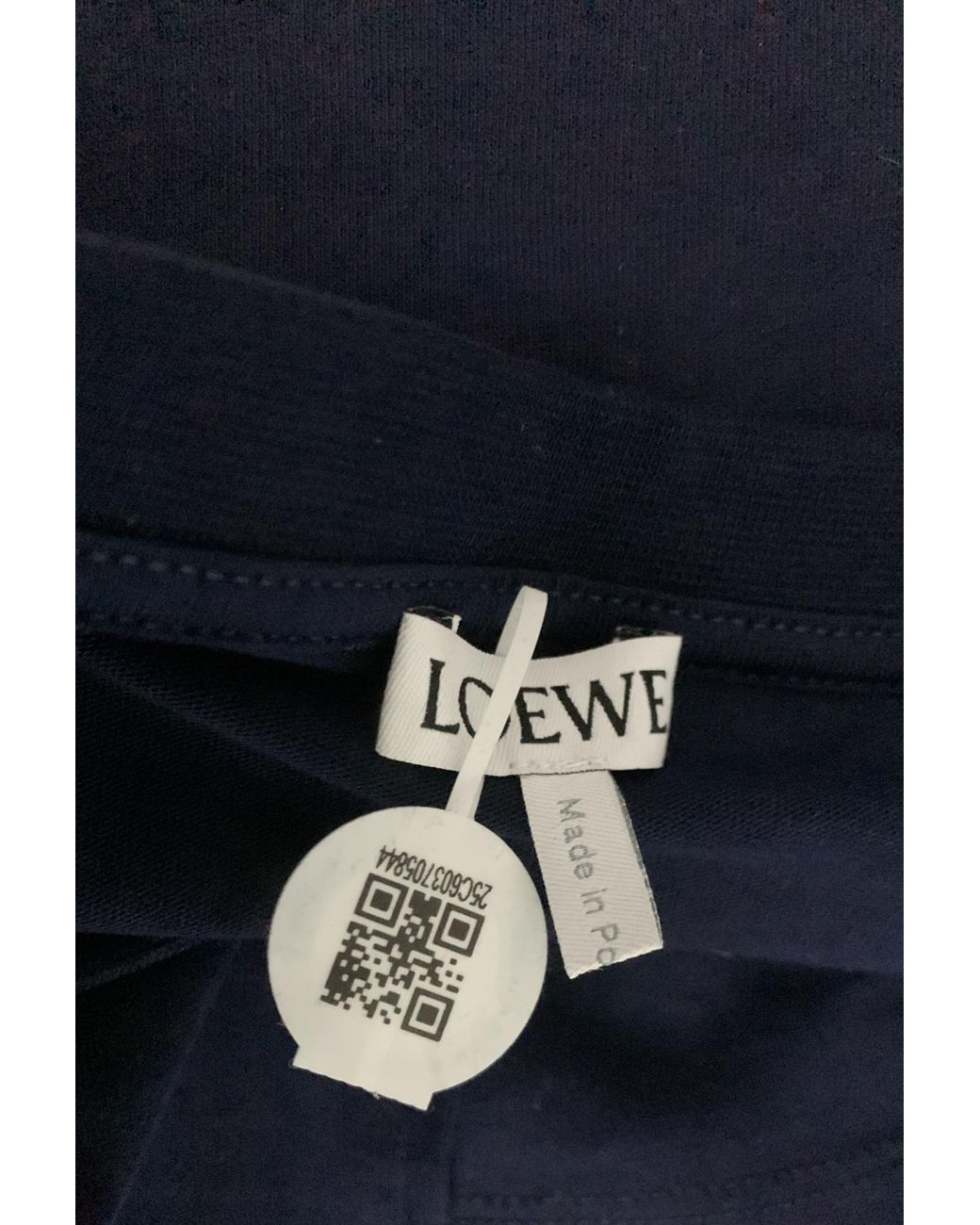 Loewe Blue Cotton Anagram T-Shirt for men