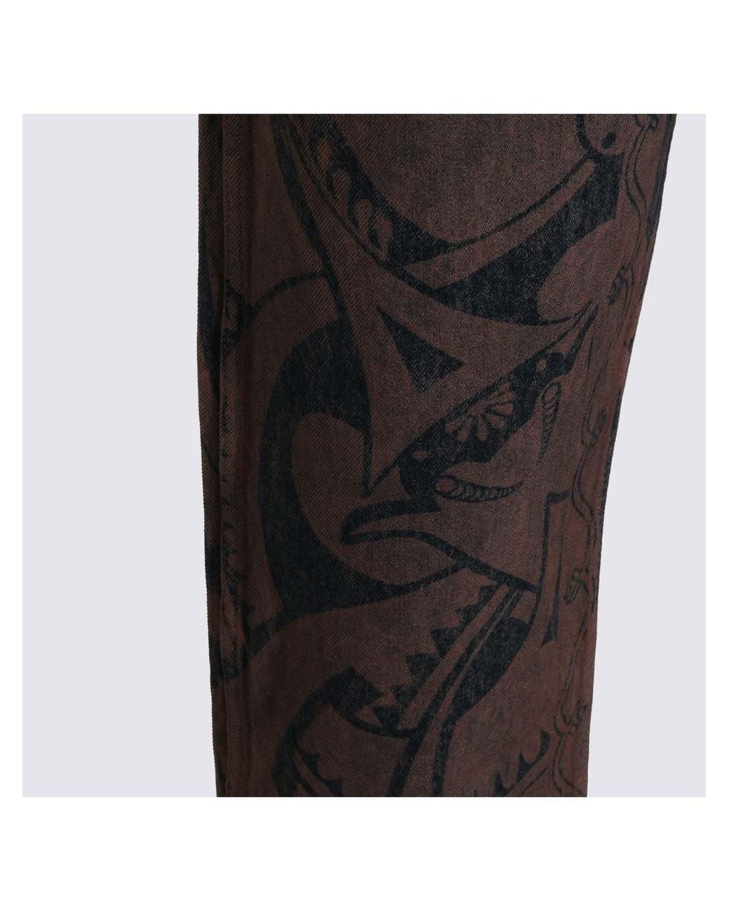 Vivienne Westwood Gray All-Over Printed Jeans for men