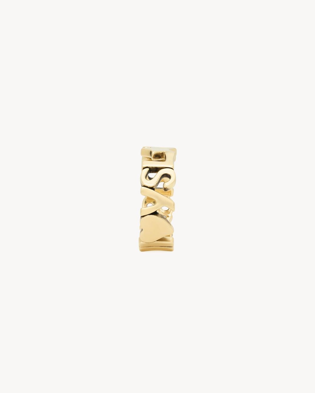Saint Laurent Metallic Ysl Paris Cuff