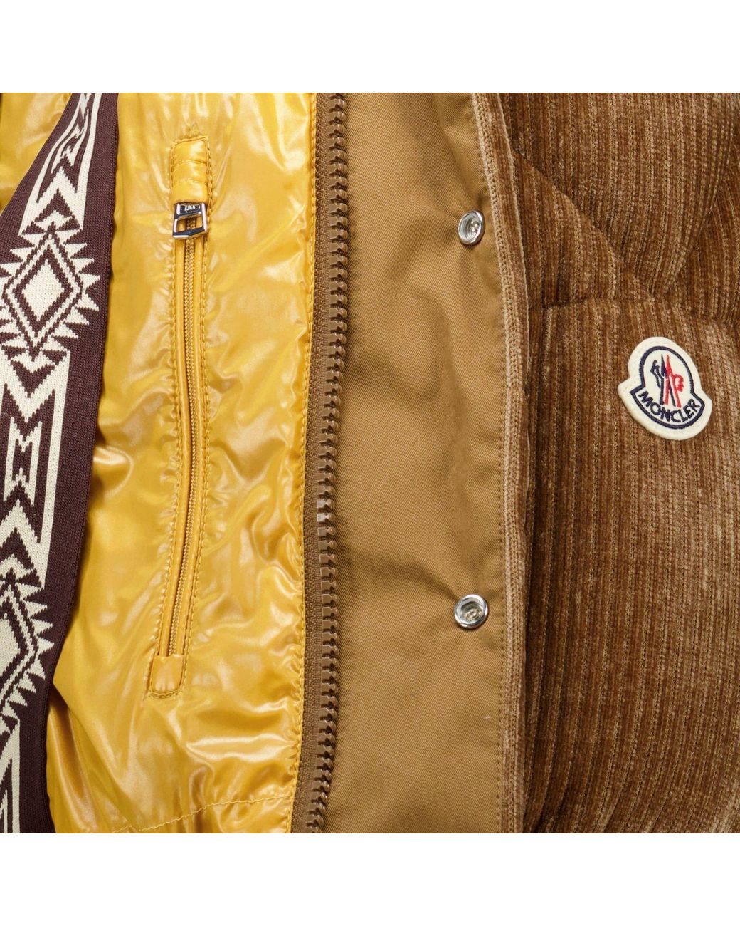 Moncler Brown Velundra Hooded Down Jacket for men
