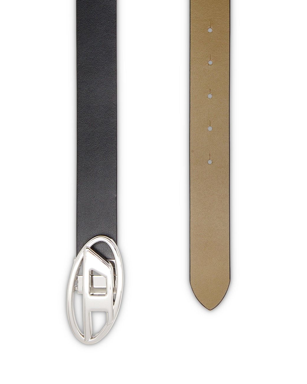 DIESEL White B-1Dr Reversible Buckle Belt