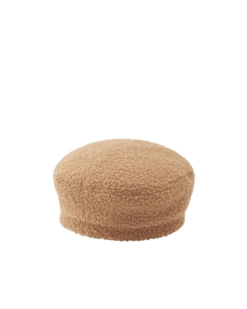 Helen Kaminski Brown Beret With Appliqué Details