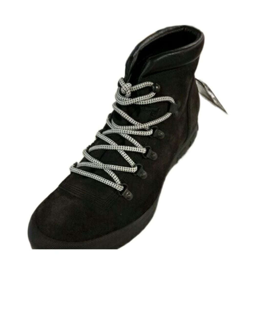 Emporio Armani Black Logo Tied With High-Top Casual Sneakers for men
