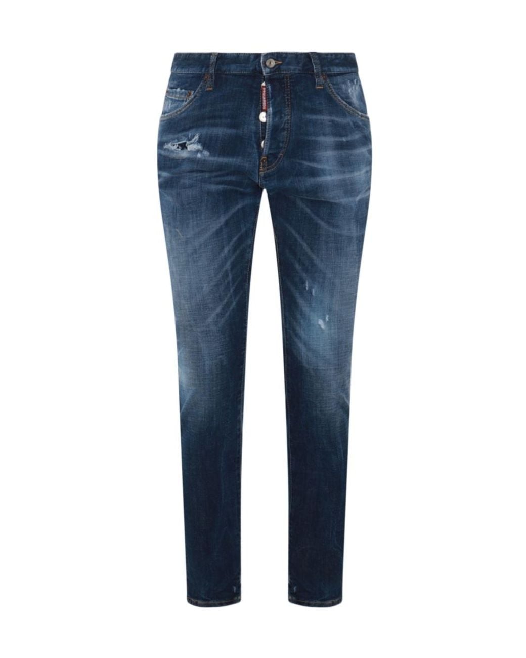 DSquared² Blue Cool Guy Denim Ripped Jeans for men