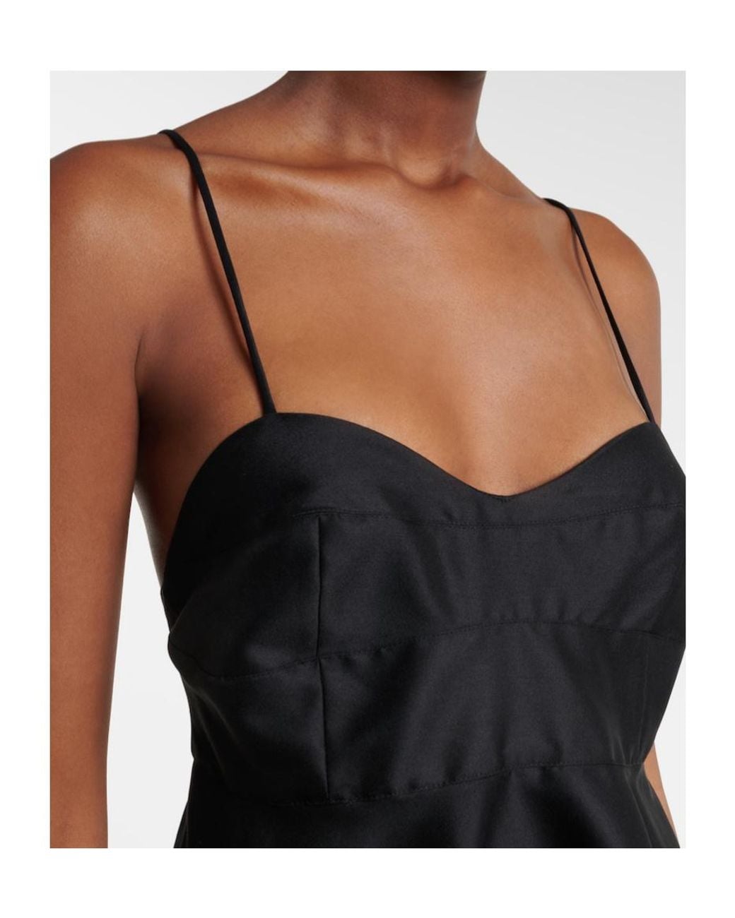 Rohe Black Ruffled Camisole