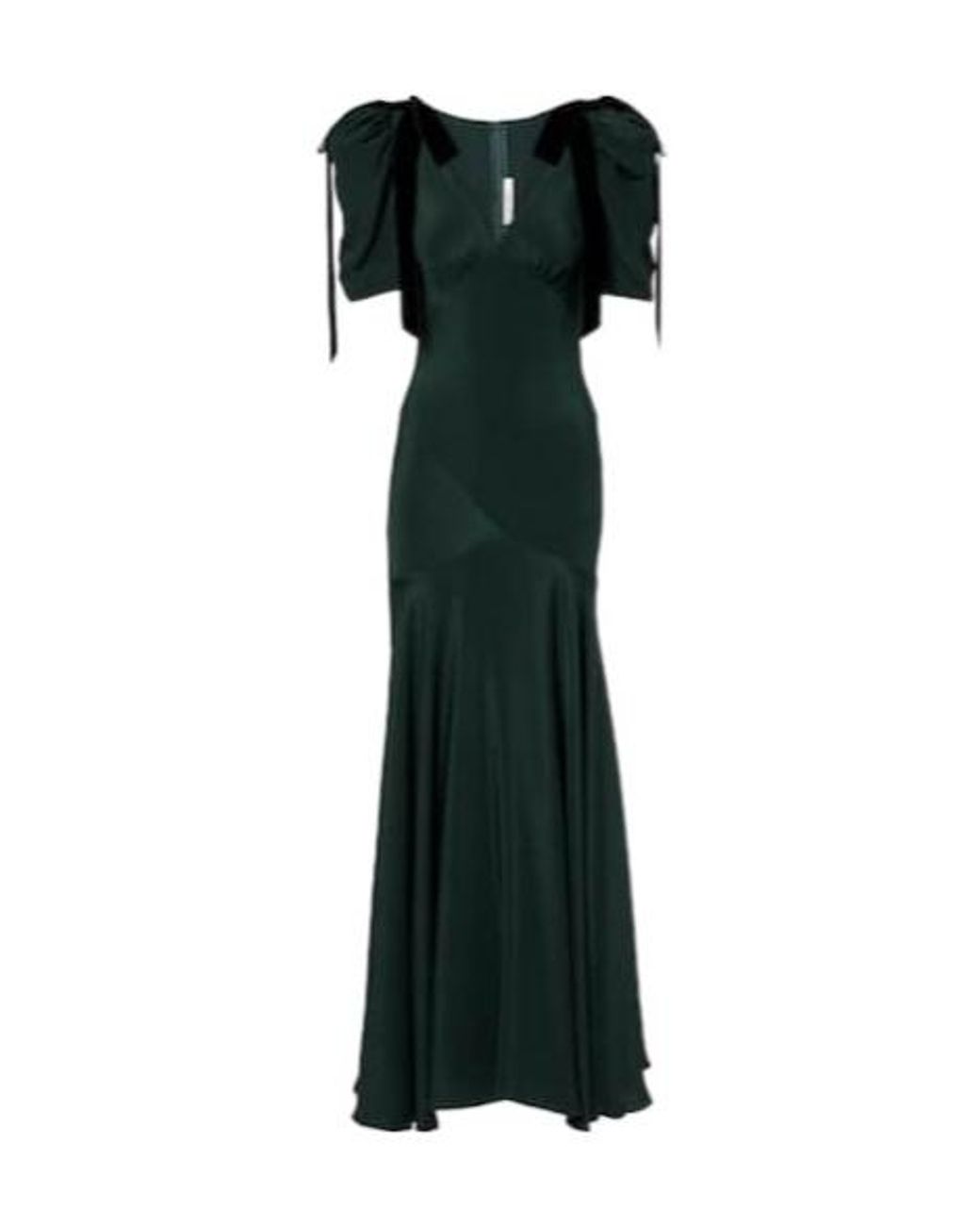 Rodarte Black Bow-Detail Silk Cocktail Dress