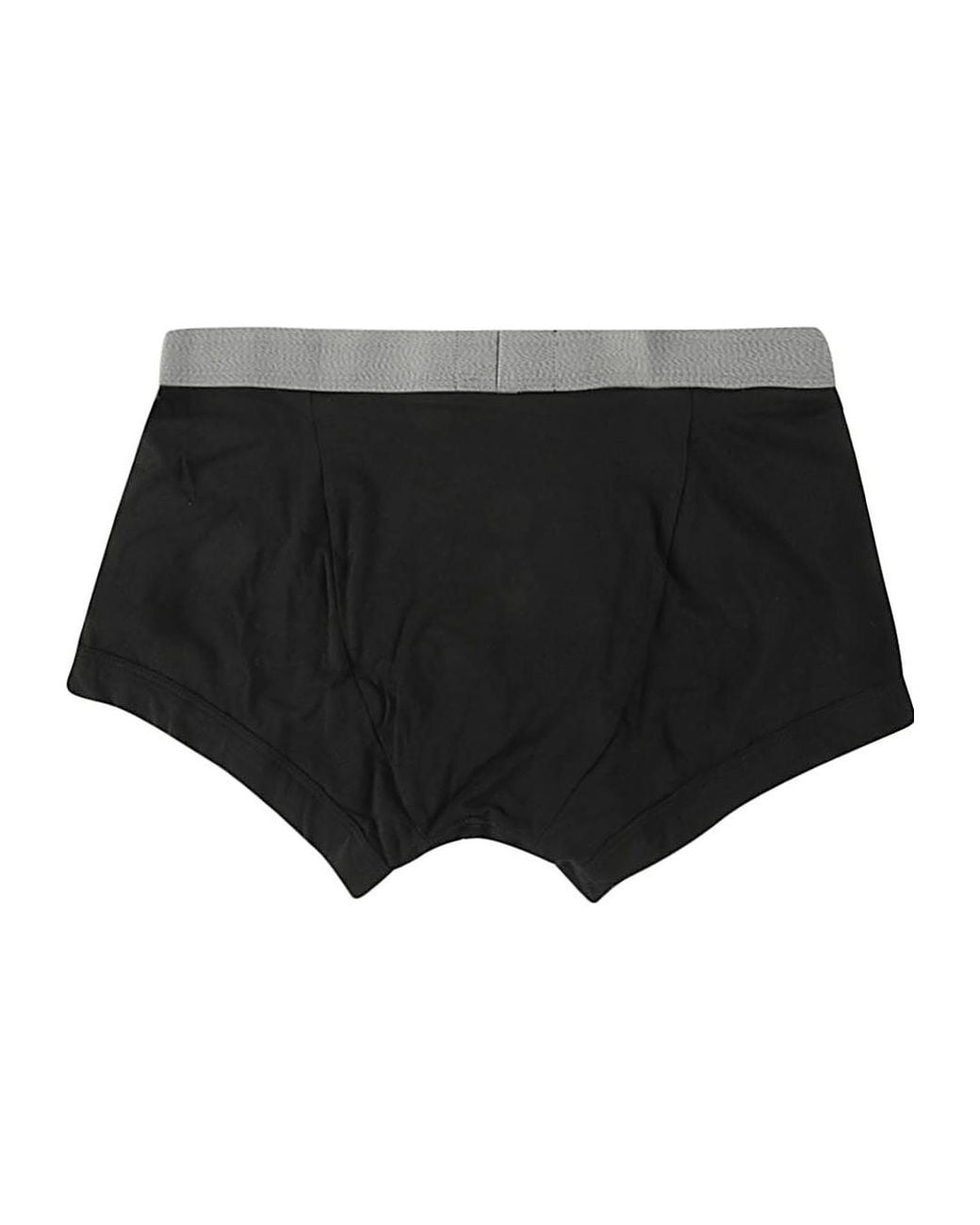 Emporio Armani Black Elastic Waist Boxer Briefs for men