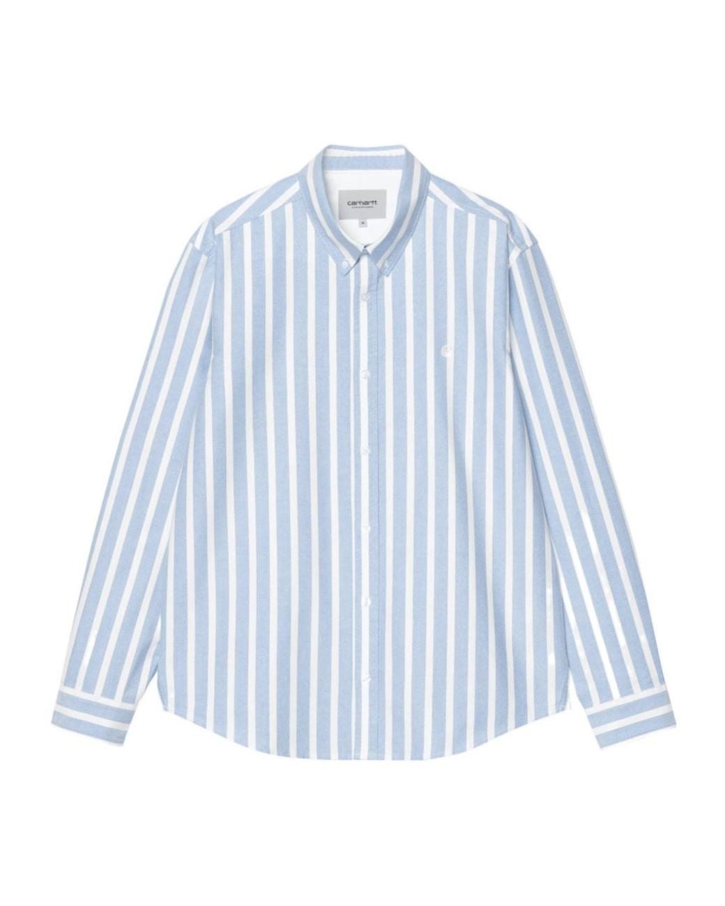Carhartt Blue L/ Deven Shirt for men