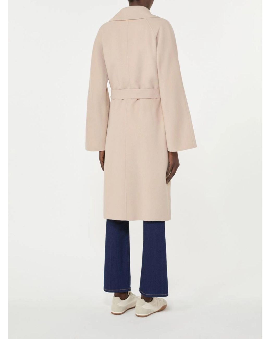 Weekend by Maxmara Natural Wool-Blend Belted Coat