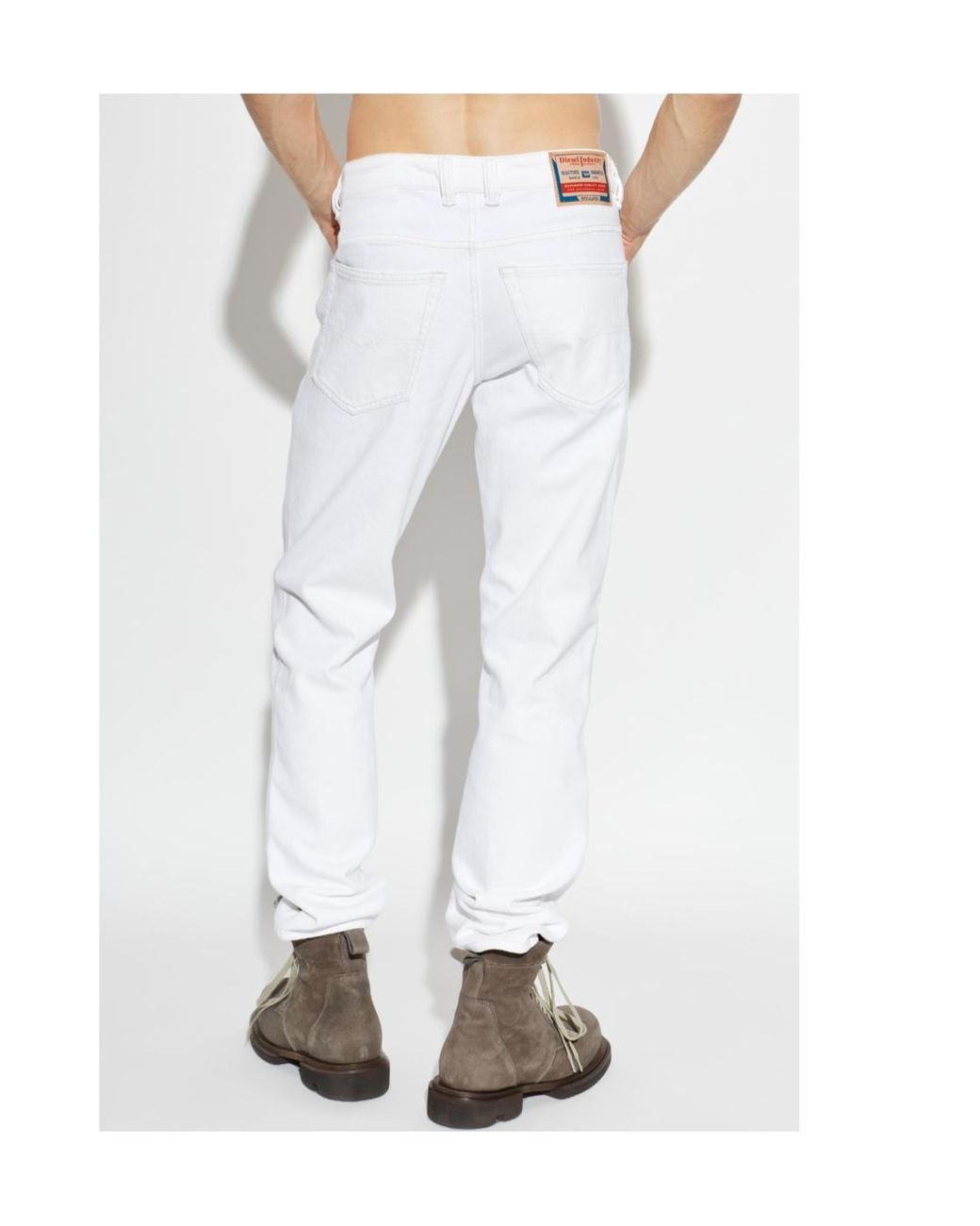 DIESEL White 1993-D-Vyl Jeans for men
