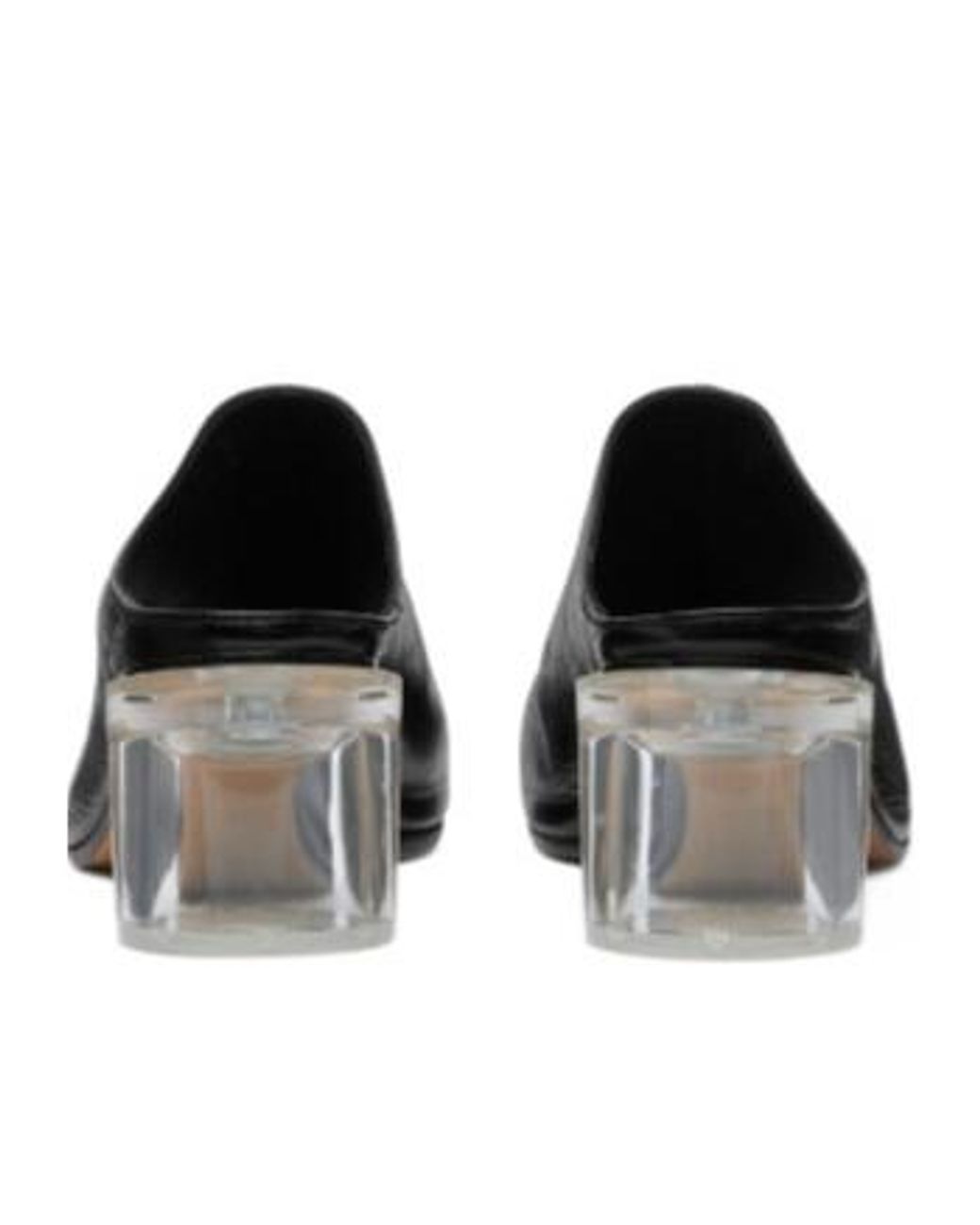 MM6 by Maison Margiela Black Open-Toe Slip-On Sandals