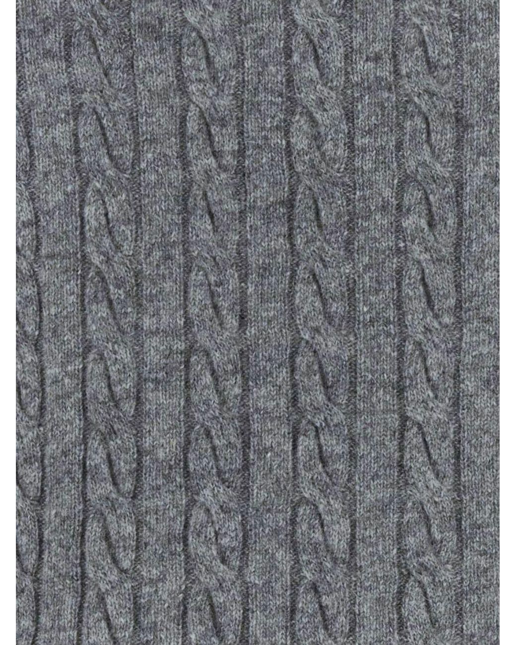 GIMAGUAS Gray Rina Cable-Knit Sweater
