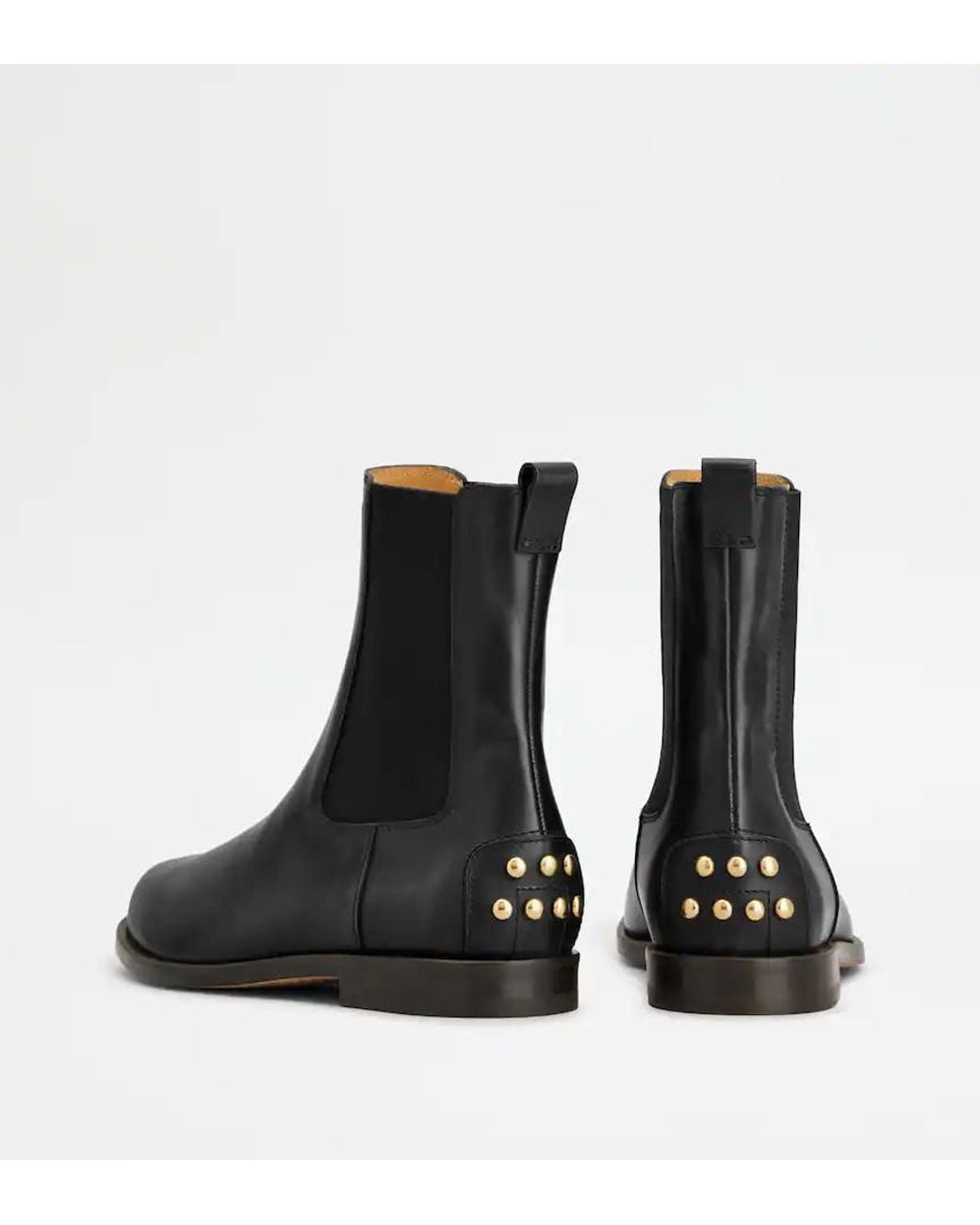 Tod's Black Studded Chelsea Boots