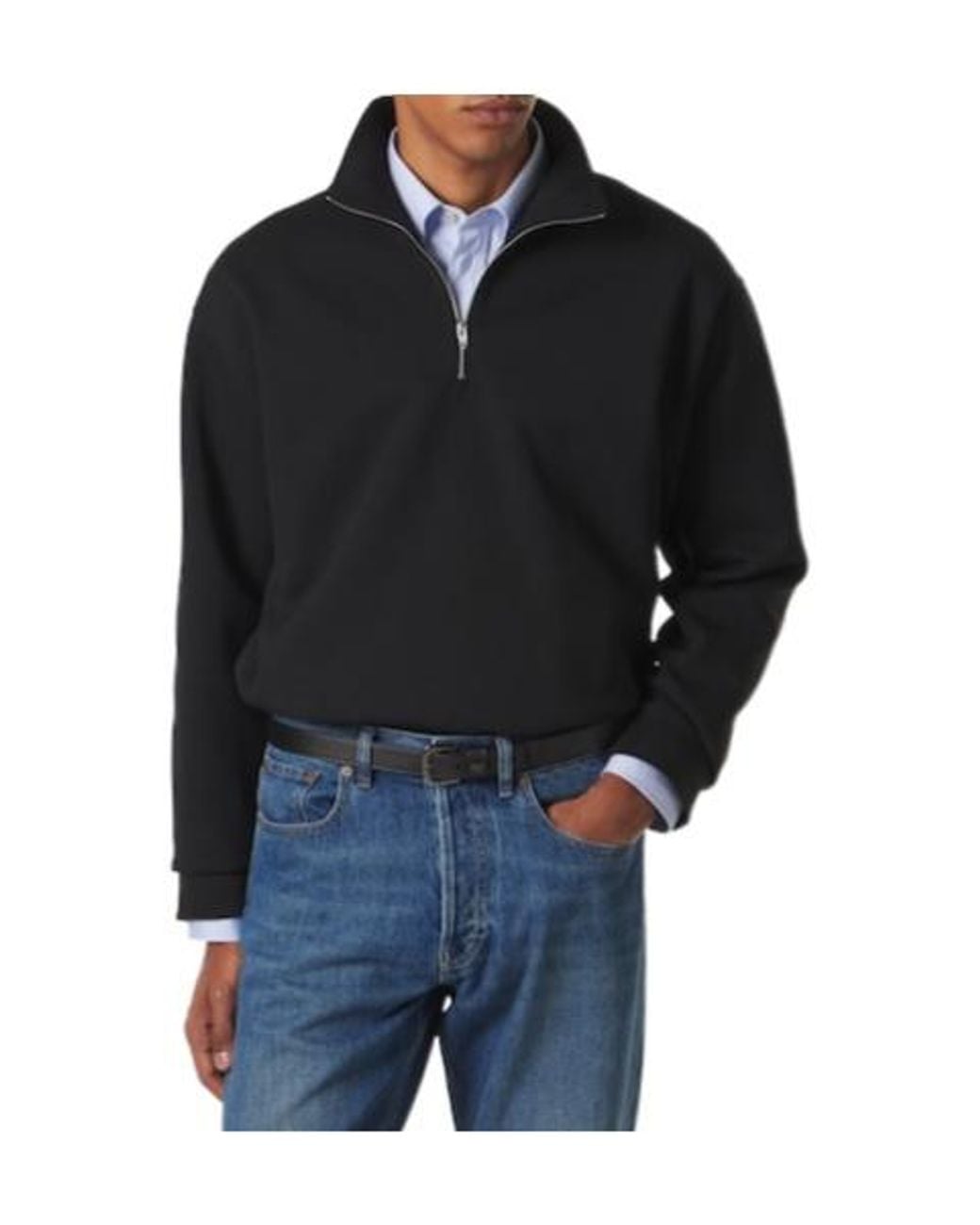 Valentino Blue Cotton-Blend Jersey Sweatshirt for men
