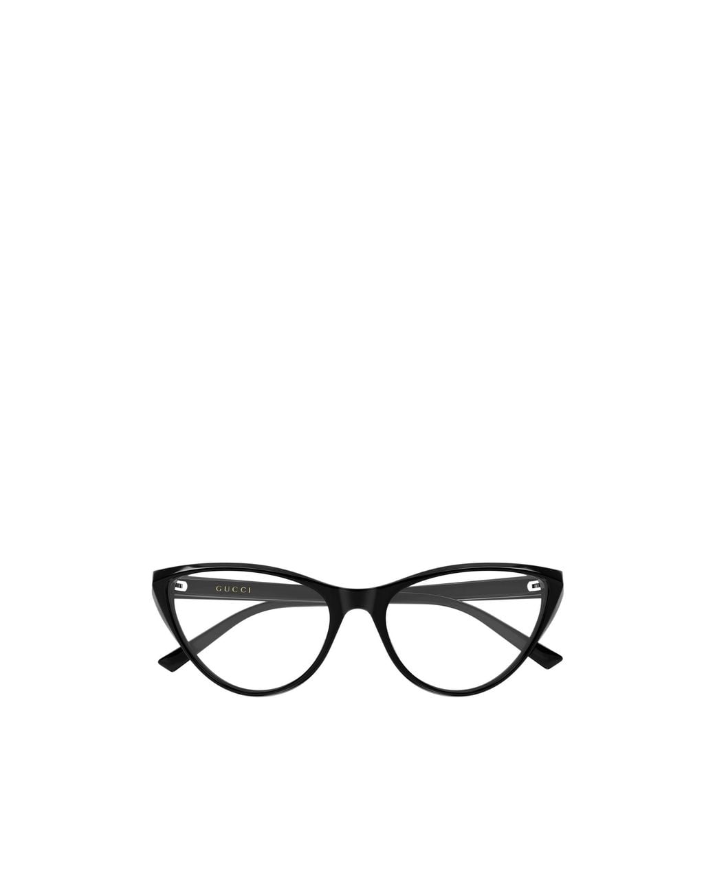 Gucci White Geometric-Frame Clear-Lens Glasses