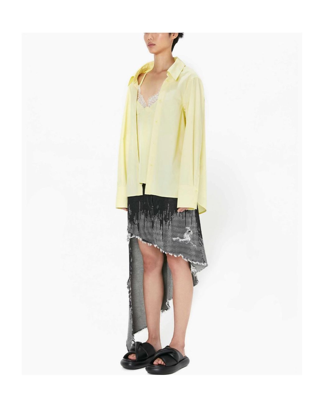 J.W. Anderson Yellow Long-Sleeved Camisole Shirt