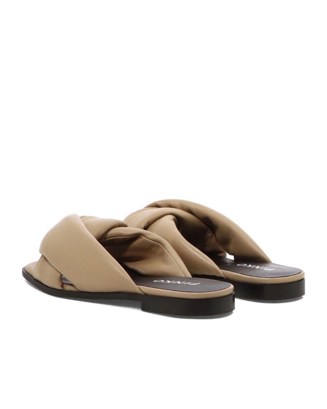 Pinko Multicolor Padded Open-Toe Sandals