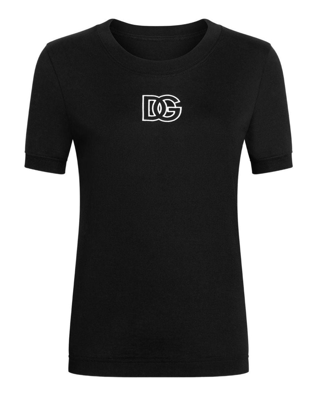 Dolce & Gabbana Black Dolce & Gabbana Cotton T-Shirts
