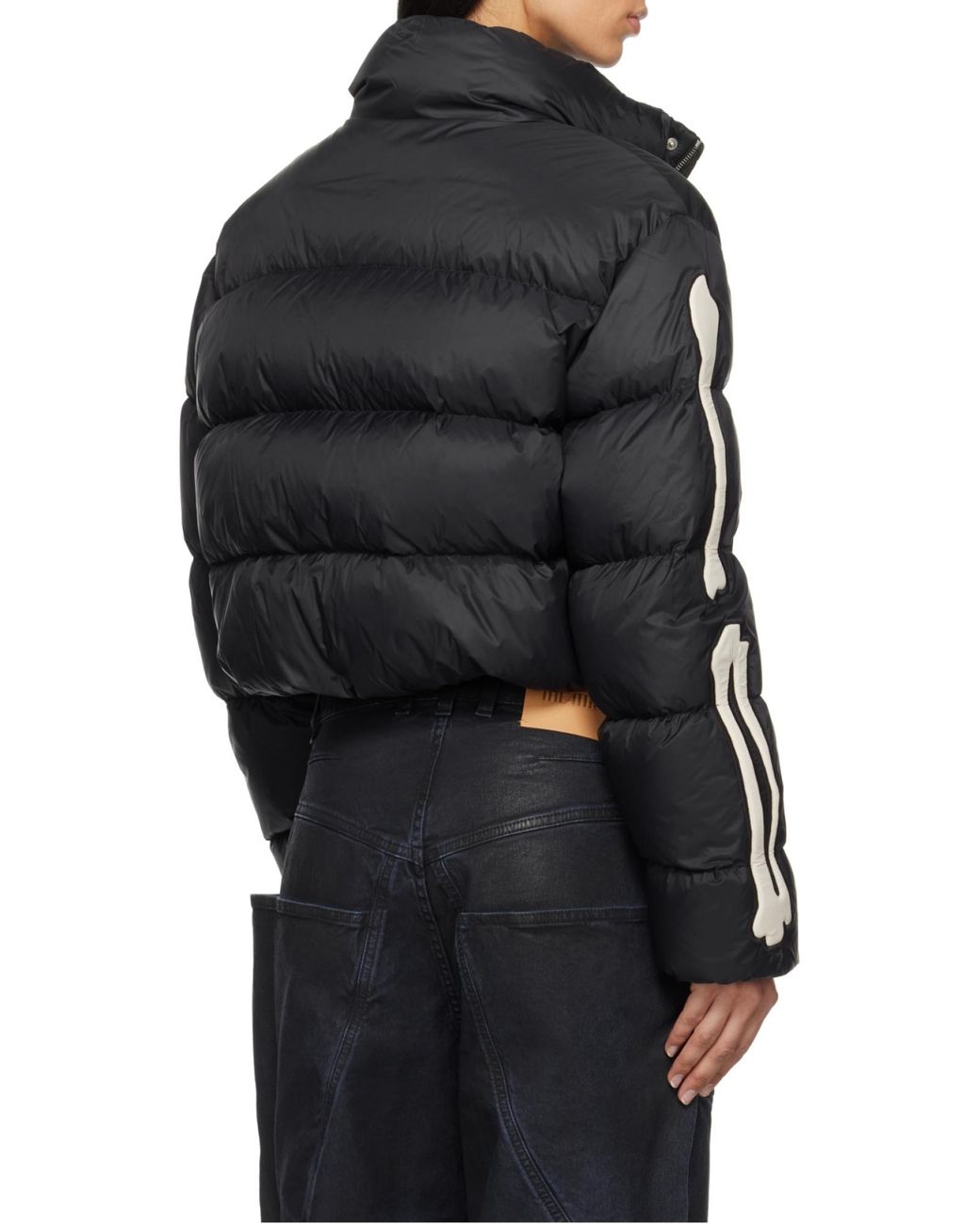 Amiri Black Copped Padded Jacket