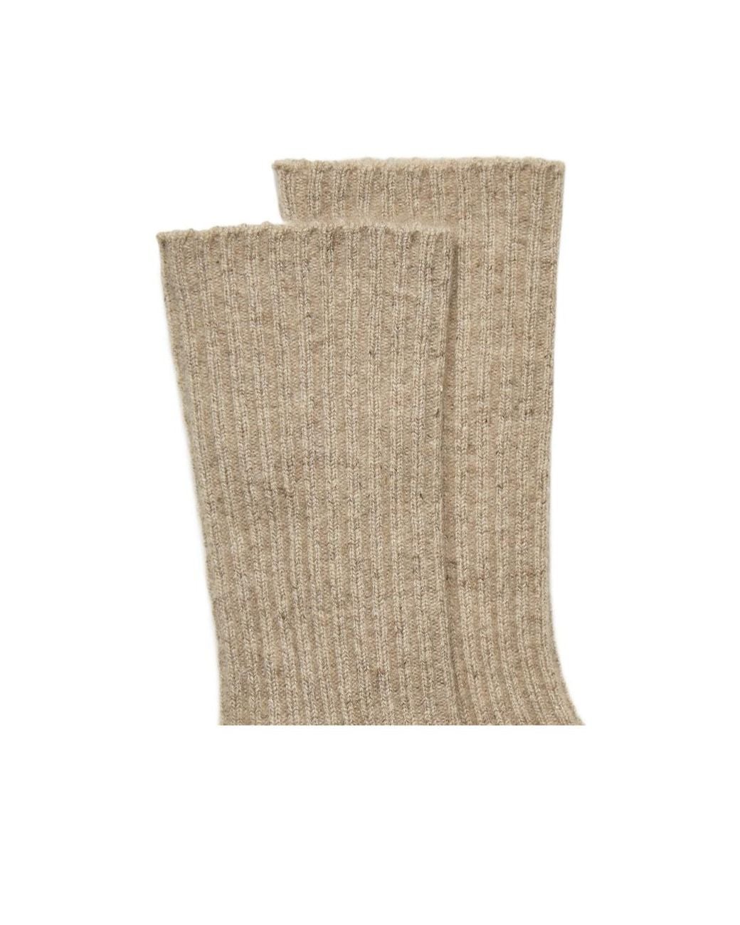 Loro Piana Gray Treccia Socks for men