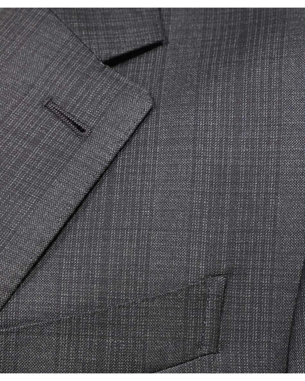 Zegna Gray Long Sleeve Suit for men