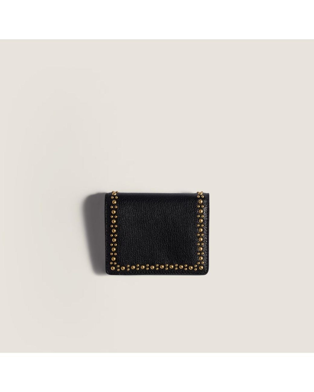 Miu Miu Black Small Leather Wallet