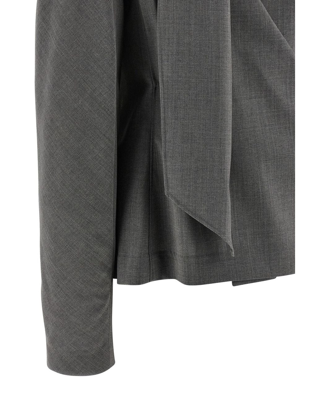 Jacquemus Gray The Chale Long Sleeved Blouse