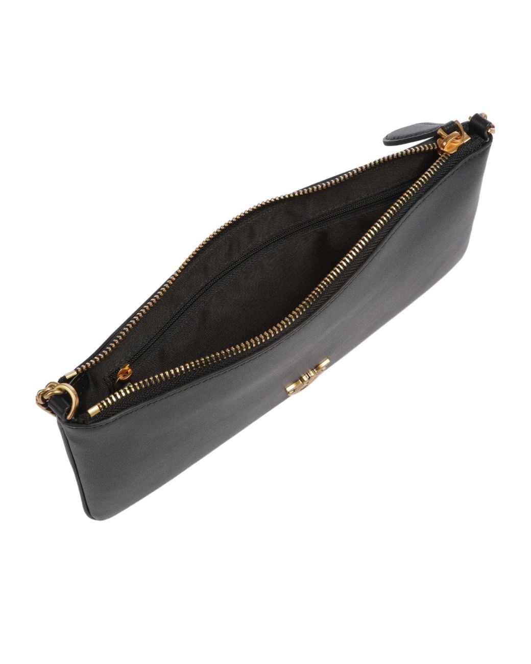 Pinko Black Horizontal Flat Chain Shoulder Bag for men