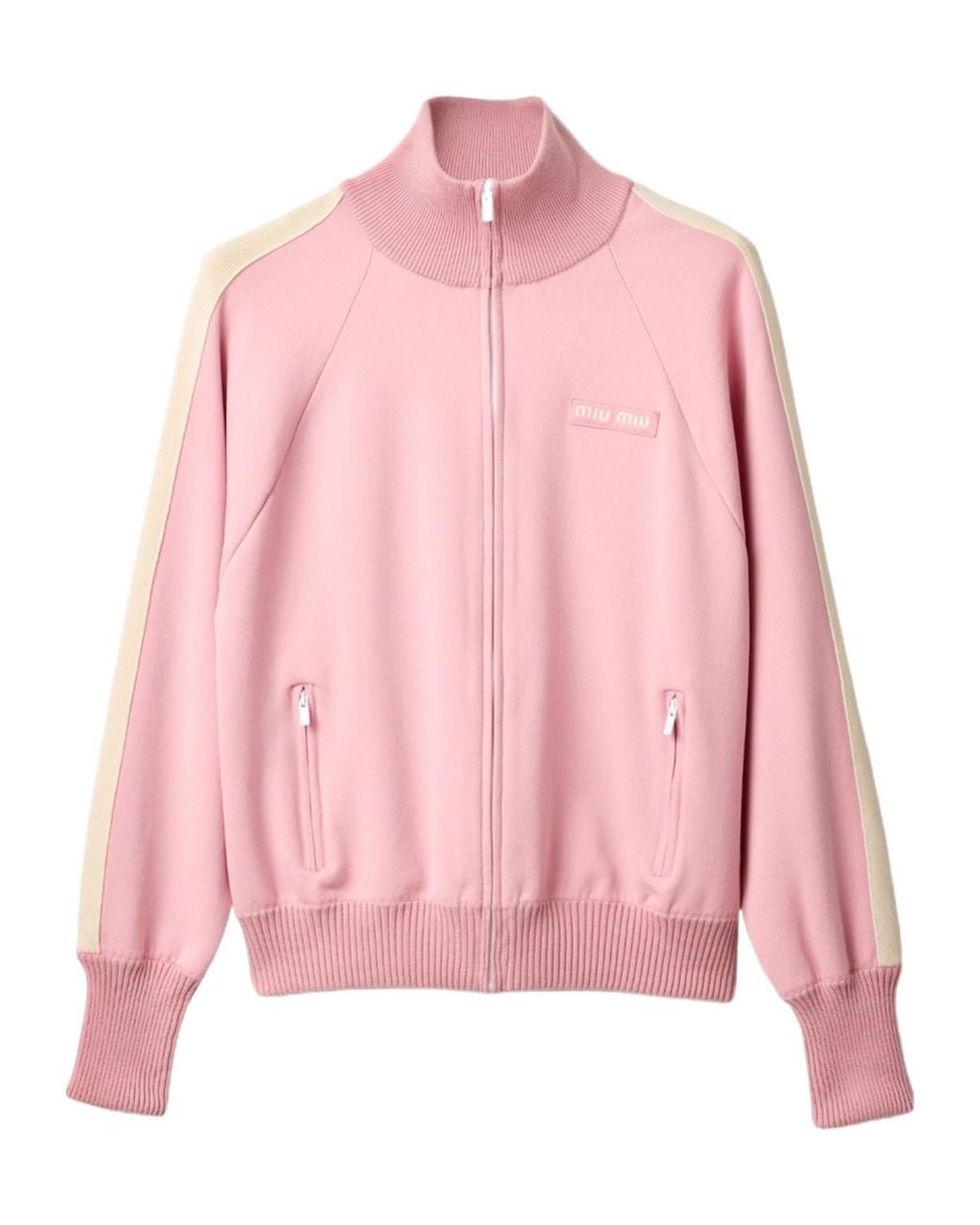 Miu Miu Pink Technical Fabric Jacket