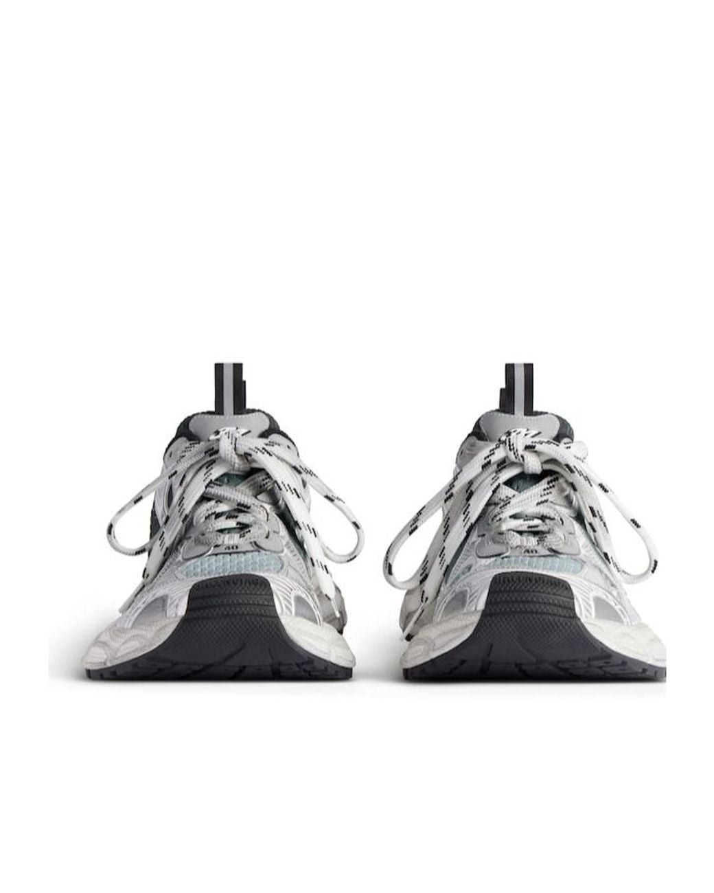 Balenciaga White 3Xl Gradient Lace-Up Sneakers
