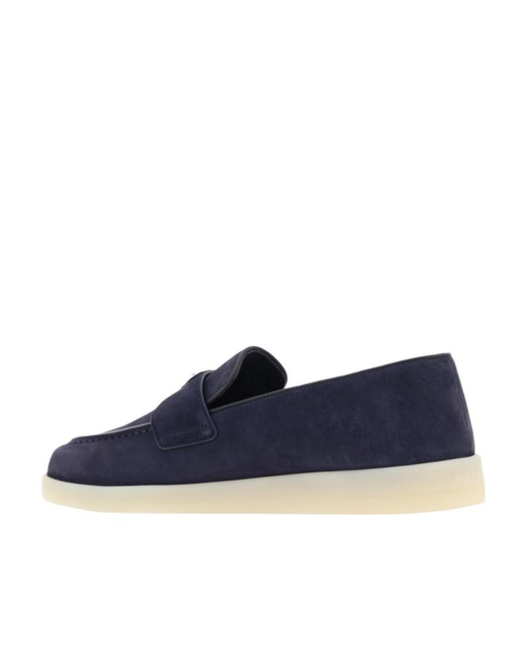 Prada Blue Suede Loafers for men