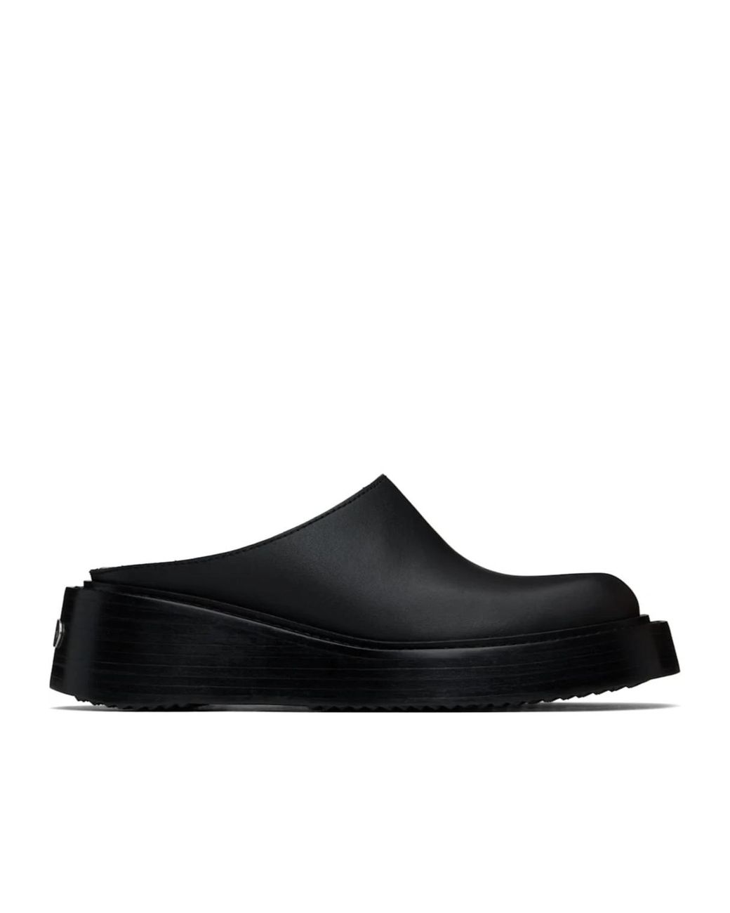 Alexander Wang Black Square Toe Slip-On Mules