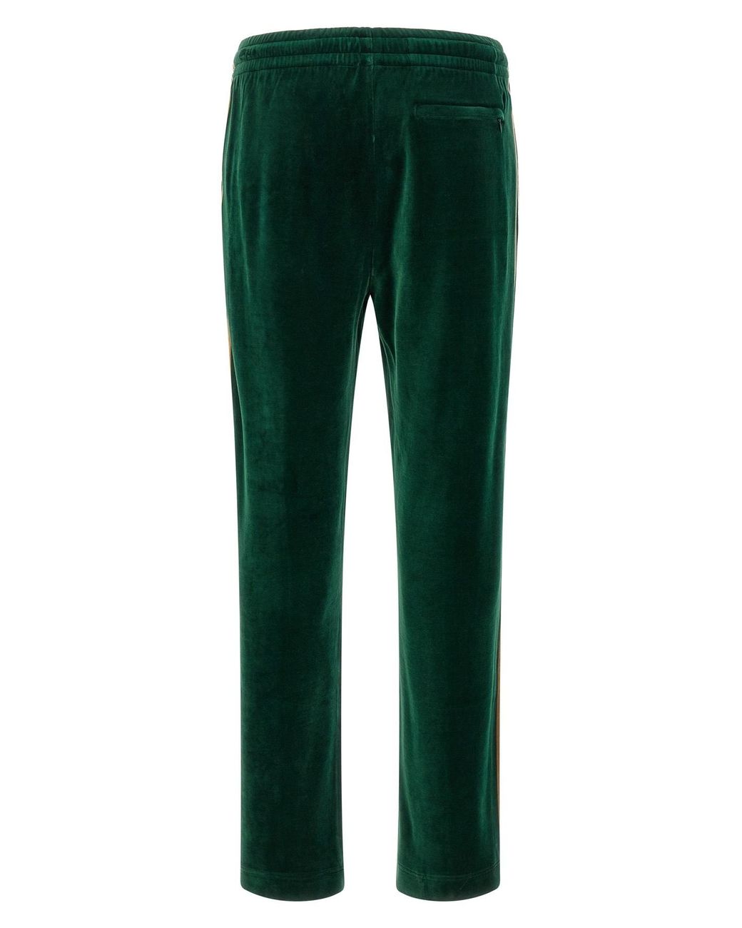 Casablanca Green Velour Straight-Leg Track Pants for men