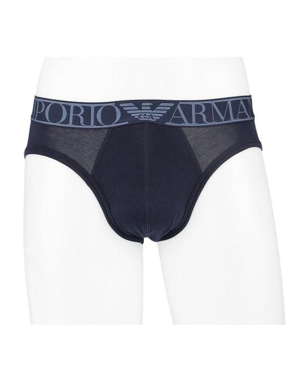 Emporio Armani Blue Logo Briefs for men