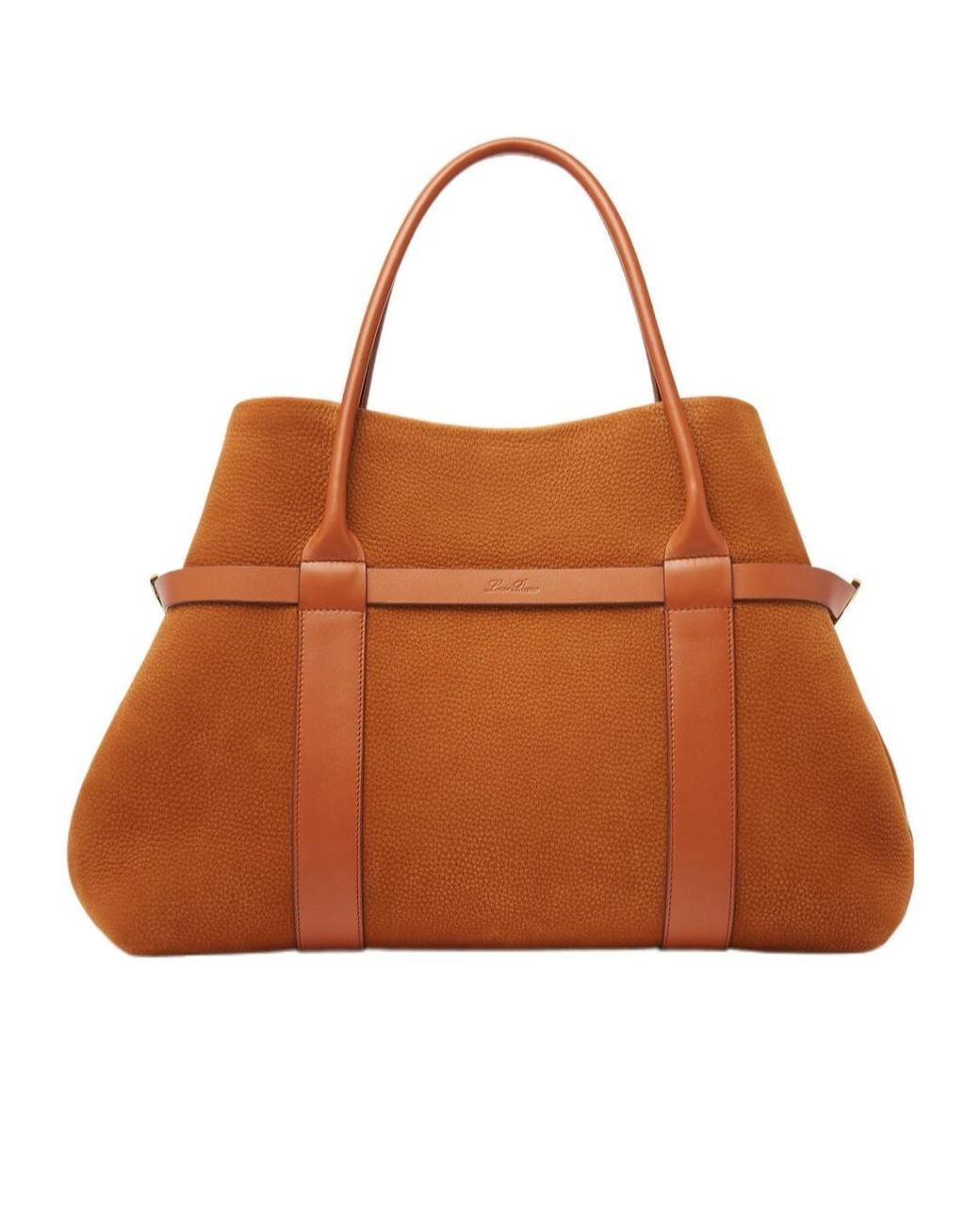 Loro Piana Brown Ghiera Large Shopper Bag